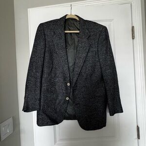 Dior Charcoal Textured Blazer